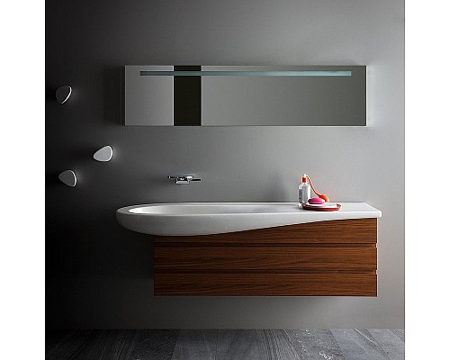 Тумба под раковину Laufen Alessi One 135 4.2436.0.097.630.1 подвесная Орех