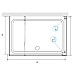 Душевой уголок RGW Walk In WA-005-1B 70x80 351005178-14 профиль Черный стекло прозрачное