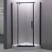 Душевой уголок Esbano ESR-7170B 100x100 профиль Черный матовый стекло прозрачное