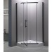 Душевой уголок Esbano ESR-7170B 100x100 профиль Черный матовый стекло прозрачное