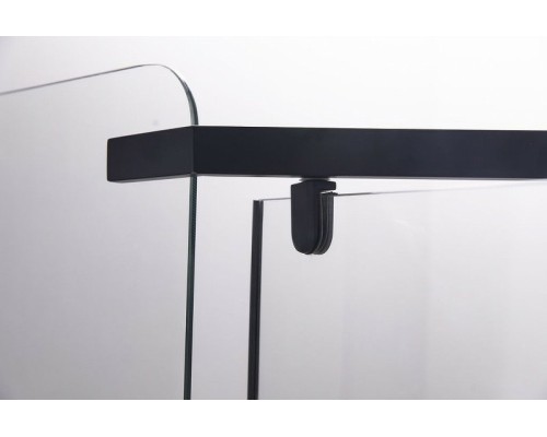 Душевой уголок Esbano ESR-7170B 100x100 профиль Черный матовый стекло прозрачное