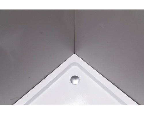Душевой уголок Esbano ESR-7170B 100x100 профиль Черный матовый стекло прозрачное