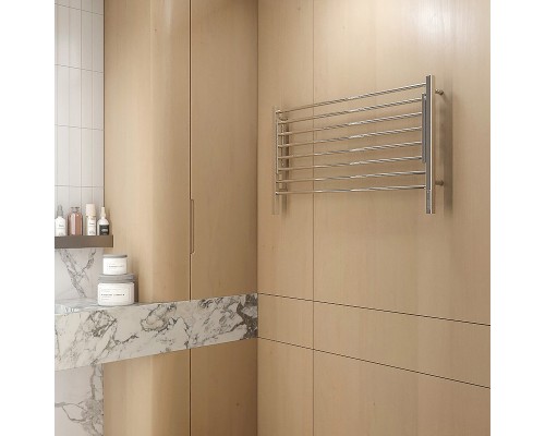 Электрический полотенцесушитель Terminus Горизонт П8 1000х600 4670078543271 с полкой Хром