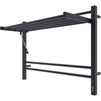 Электрический полотенцесушитель Terminus Горизонт П8 800х600 4670078543608 с полкой Черный муар