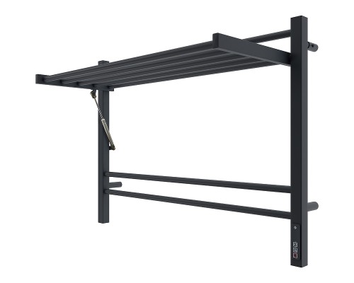 Электрический полотенцесушитель Terminus Горизонт П8 800х600 4670078543608 с полкой Черный муар