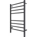Электрический полотенцесушитель Terminus Аврора П8 500х800 КС 4670078542953 Черный муар