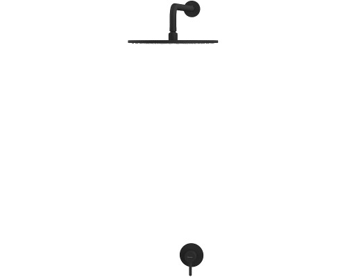 Душевая система Whitecross Y black YSET01BL Черная матовая