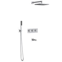 Душевая система Teska Lande T4000C с термостатом Хром