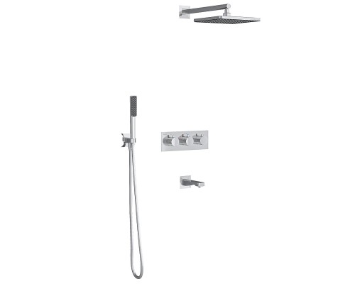 Душевая система Teska Lande T4000C с термостатом Хром