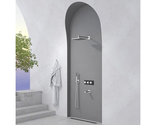 Душевая система Teska Lande T4000C с термостатом Хром