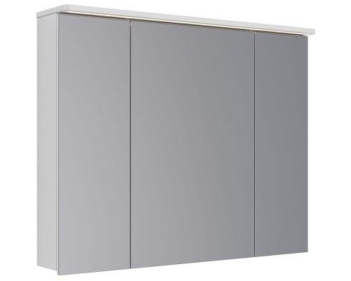 Зеркальный шкаф Lemark Zenon 100 с подсветкой Белый глянец