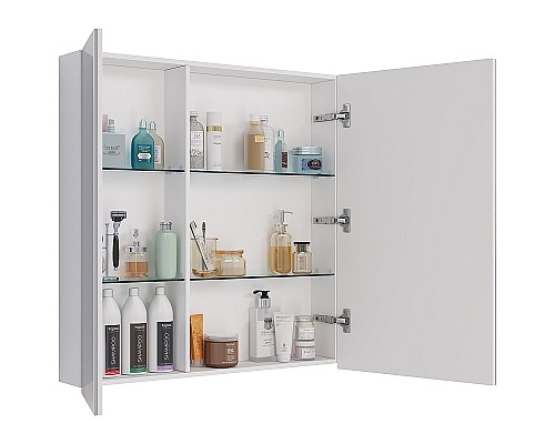 Зеркальный шкаф Lemark Universal 80 LM80ZS-U Белый глянец Зеркальный шкаф Lemark Universal 80 LM80ZS-U Белый глянец