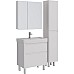 Зеркальный шкаф Lemark Universal 80 LM80ZS-U Белый глянец