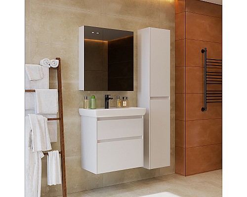 Зеркальный шкаф Lemark Universal 80 LM80ZS-U Белый глянец Зеркальный шкаф Lemark Universal 80 LM80ZS-U Белый глянец
