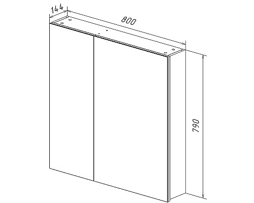Зеркальный шкаф Lemark Universal 80 LM80ZS-U Белый глянец Зеркальный шкаф Lemark Universal 80 LM80ZS-U Белый глянец