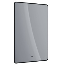 Зеркало Lemark Mioblack 60 с подсветкой Черное с сенсорным выключателем и подогревом