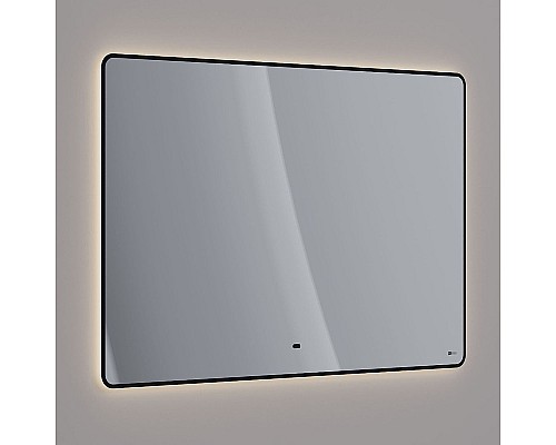 Зеркало Lemark Mioblack 120 LM120ZM-black с подсветкой Черное с сенсорным выключателем и подогревом