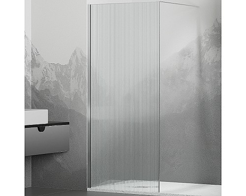 Душевая перегородка RGW Walk In WA-08 60 06100806-151 профиль Хром стекло ребристое