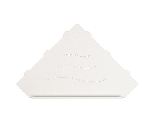 Металлическая полка RGW MT-13W 49279913-01 угловая Белая