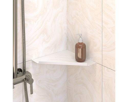 Металлическая полка RGW MT-13W 49279913-01 угловая Белая