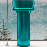 Раковина Abber Kristall 45 AT2702Aquamarin Бирюзовая