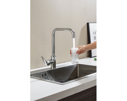 Смеситель для кухни Aquatek Вега AQ1081CR Хром