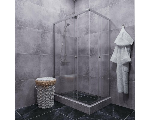 Душевой уголок Triton Вента-Хром 100х80 Щ0000049617 профиль Хром стекло прозрачное