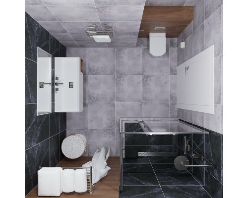 Душевой уголок Triton Вента-Хром 100х80 Щ0000049617 профиль Хром стекло прозрачное