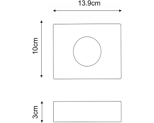 Диспенсер гигиенических пакетов WasserKRAFT K-10021 Хром