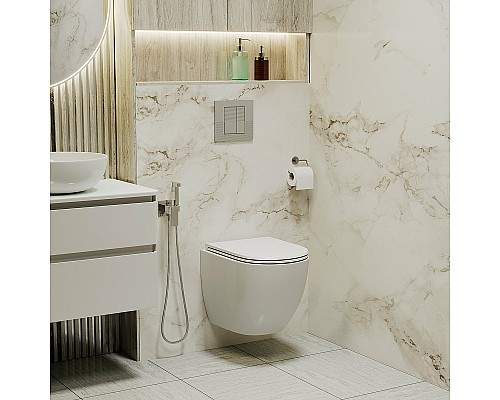 Клавиша смыва Grossman Pragma 800.T1.03.110.110 Хром матовый