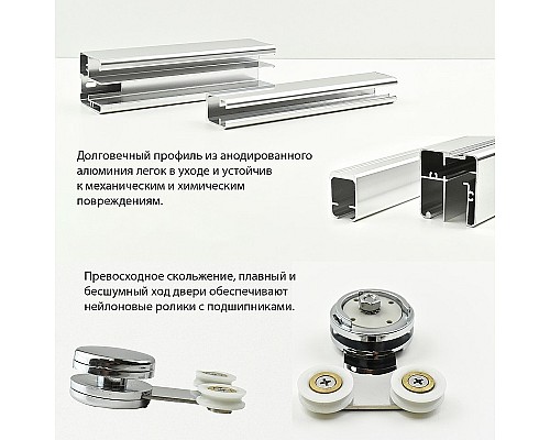 Душевой уголок Paini Cox 90x90 78CR9090 профиль Хром матовый стекло прозрачное