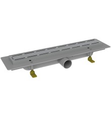 Душевой лоток Paini Line 550 с решеткой Хром глянец