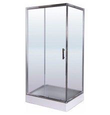Душевой уголок Esbano ESR-8021 120x80 профиль Хром стекло рифленое