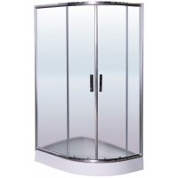 Душевой уголок Esbano ESR-8027A 120x80 L профиль Хром стекло рифленое
