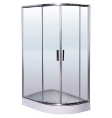 Душевой уголок Esbano ESR-8027A 120x80 L профиль Хром стекло рифленое