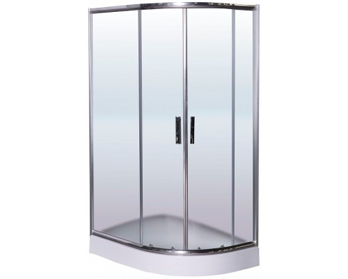 Душевой уголок Esbano ESR-8027A 120x80 L профиль Хром стекло рифленое