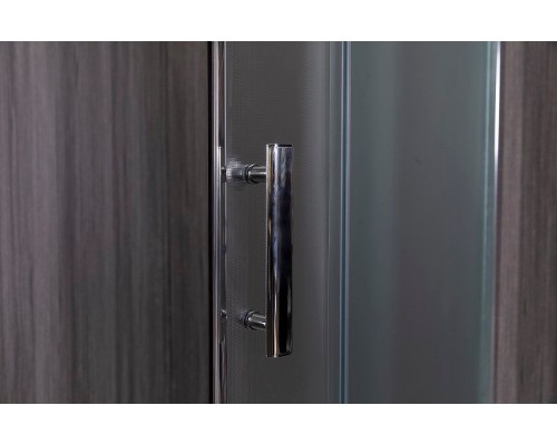 Душевой уголок Esbano ESR-8027A 120x80 L профиль Хром стекло рифленое
