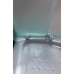 Душевой уголок Esbano ESR-8027A 120x80 L профиль Хром стекло рифленое