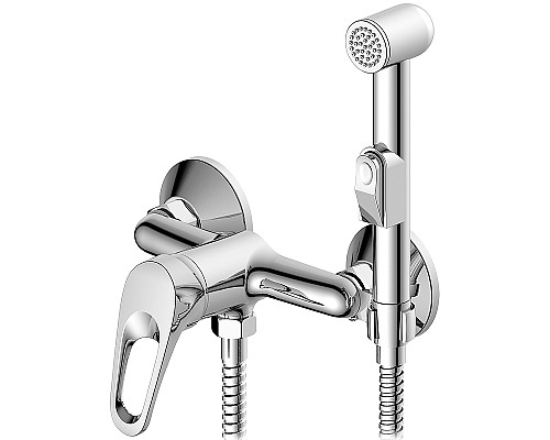 Гигиенический душ со смесителем Decoroom DR21058 Хром