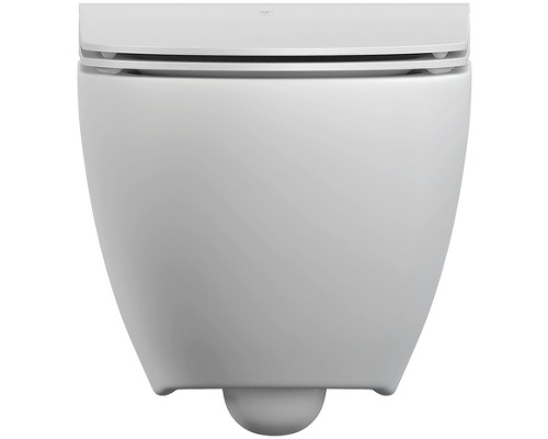 Комплект унитаза Cersanit Sreet Fusion Vortex DPL EO Slim с инсталляцией Vector с сиденьем Микролифт и клавишей смыва Хром глянцевый