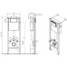Комплект унитаза Cersanit Sreet Fusion Vortex DPL EO Slim с инсталляцией Vector с сиденьем Микролифт и клавишей смыва Хром глянцевый