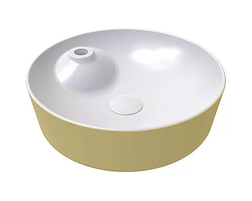 Раковина Bien Flame 43 FALG04301FD1G2000 Золото Белая