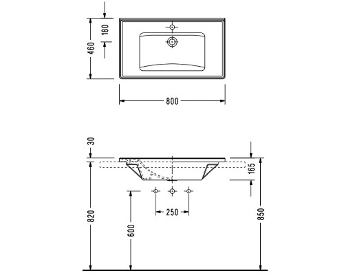 Раковина Serel 80 3035 Белая