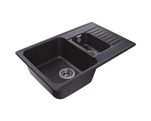 Кухонная мойка GranFest Quarz GF-Z21K Черная Кухонная мойка GranFest Quarz GF-Z21K Черная