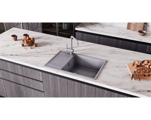 Смеситель для кухни Ulgran Quartz Уголь