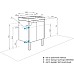 Тумба под раковину Aquaton Сканди Doors 55 1A278801SDB20 Белый глянец, Дуб верона