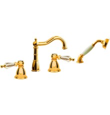 Смеситель на борт ванны Boheme Tradizionale Oro 395-SW Золото