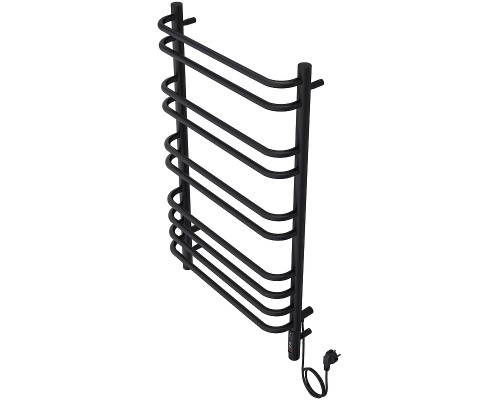 Электрический полотенцесушитель Aquatek Пандора П10 500x900 AQ EL RPC1090BL Черный муар