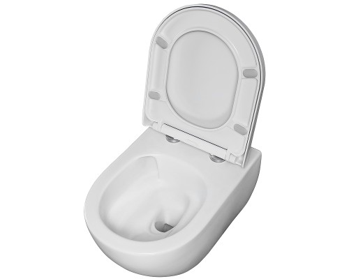 Унитаз beWash Bogen 88393201 подвесной Белый глянцевый с сиденьем Микролифт