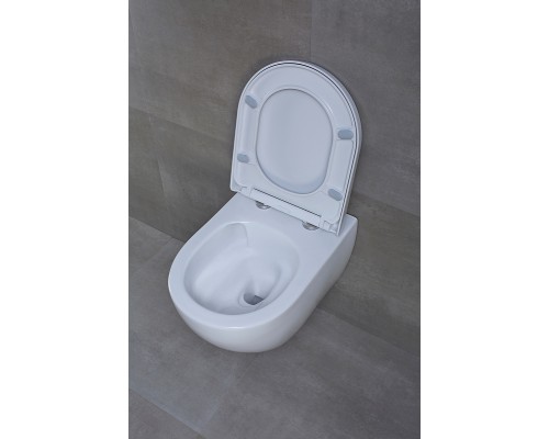 Унитаз beWash Bogen 88393201 подвесной Белый глянцевый с сиденьем Микролифт